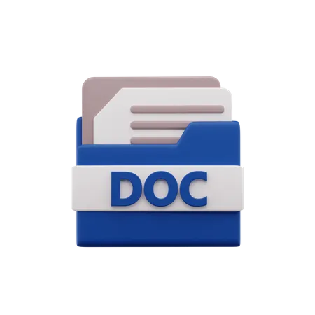 Doc File  3D Icon