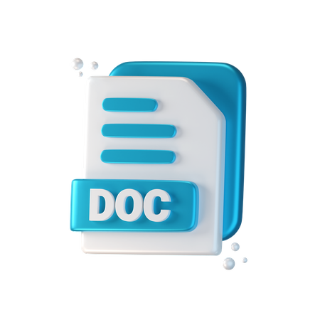 Doc File 3D Icon