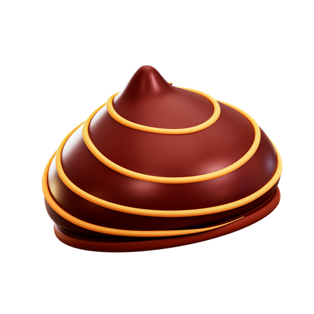 Chocolate doce  3D Illustration