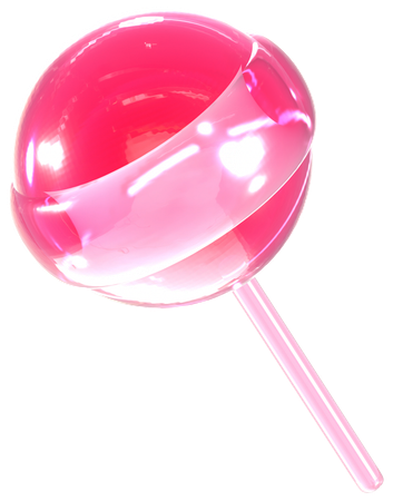 Doce de pirulito  3D Icon