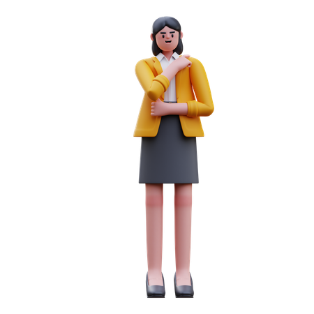 Docente universitario  3D Illustration