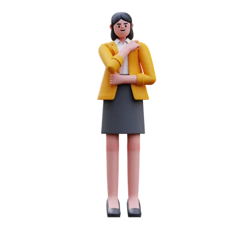 Docente universitario  3D Illustration