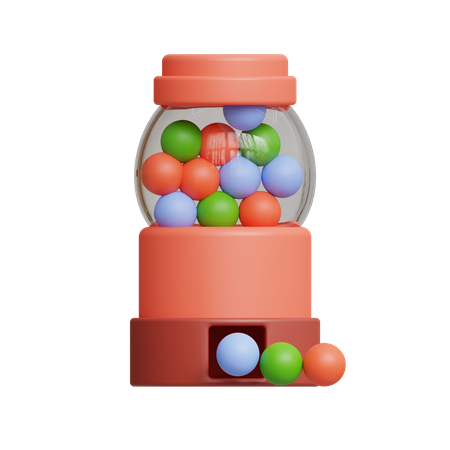 Doces de chicletes  3D Icon