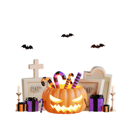 Doces ou travessuras  3D Icon