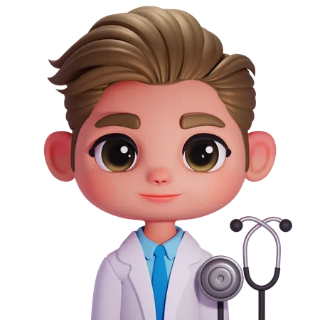 Médecin  3D Icon