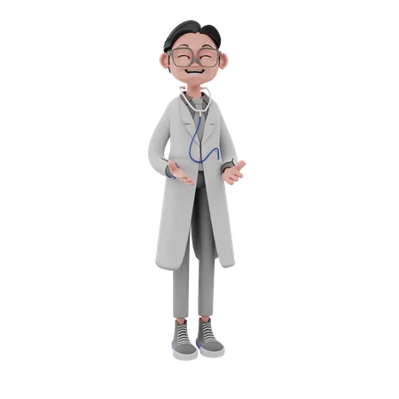 Médecin  3D Illustration