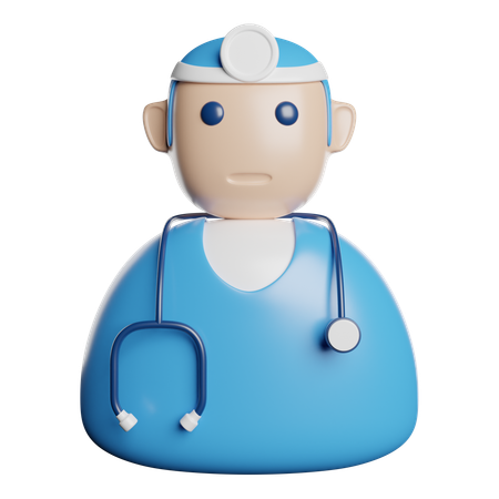 Médecin  3D Icon