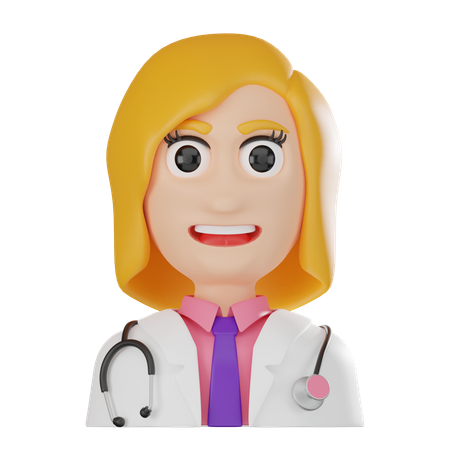 Médecin  3D Icon