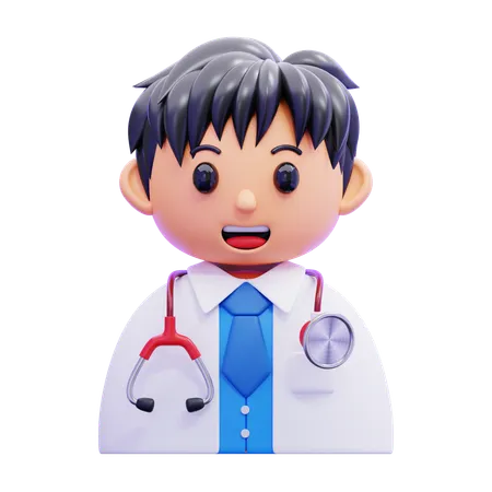 Médecin  3D Icon