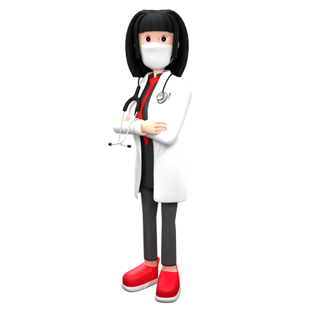 Médecin  3D Illustration