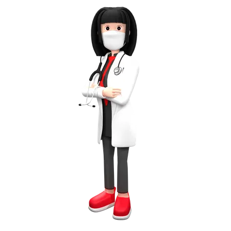 Médecin  3D Illustration