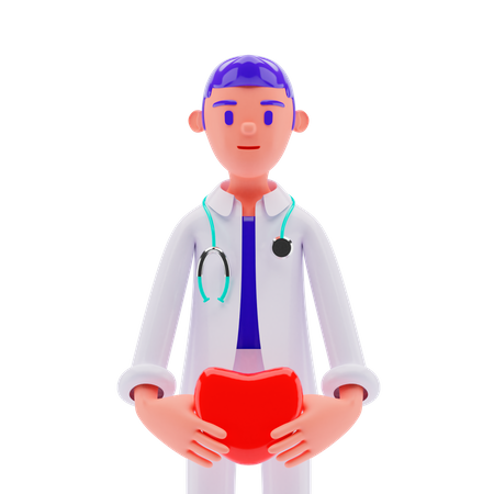 Médecin  3D Illustration