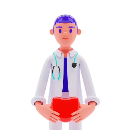 Médecin  3D Illustration