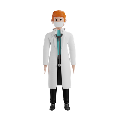 Médecin  3D Illustration