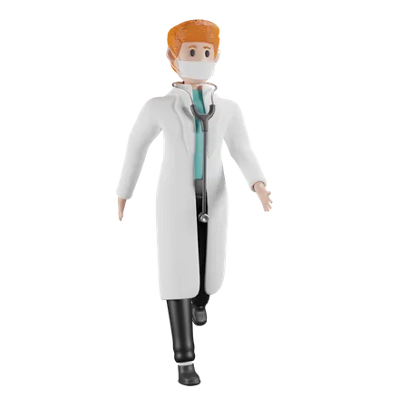 Médecin  3D Illustration