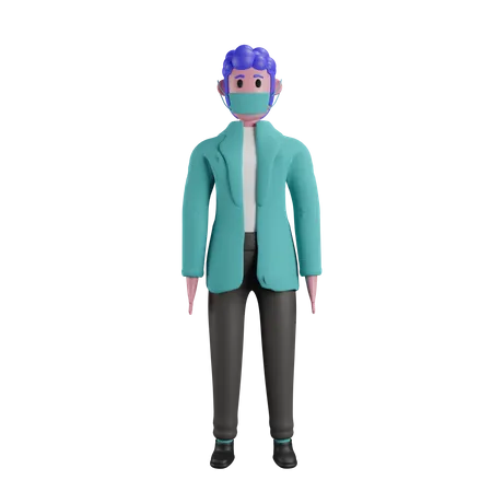 Médecin  3D Illustration