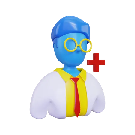 Médecin  3D Illustration