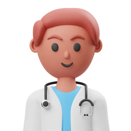 Médecin  3D Illustration