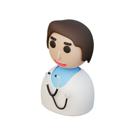 Médecin  3D Illustration