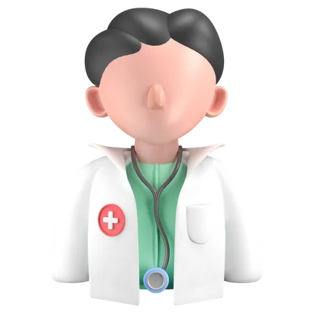 Médecin  3D Illustration