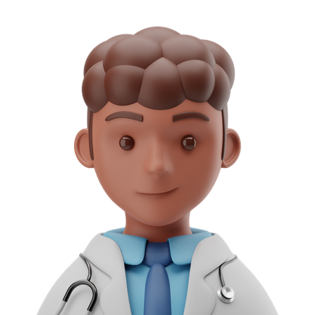 Docteur, homme  3D Icon