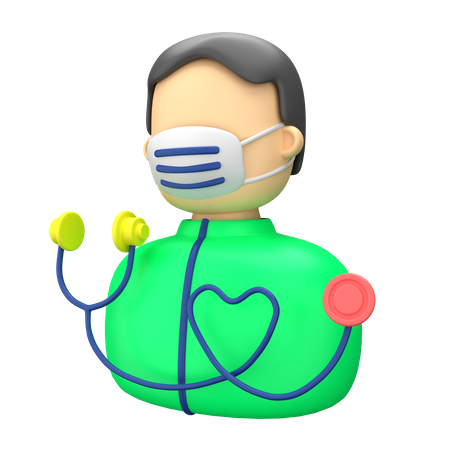 Doctor  3D Illustration