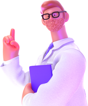 Doctor  3D Illustration