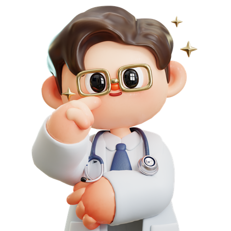 Doctor  3D Illustration