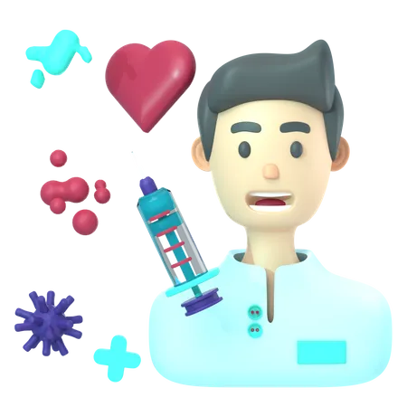 Doctor 3D Icon