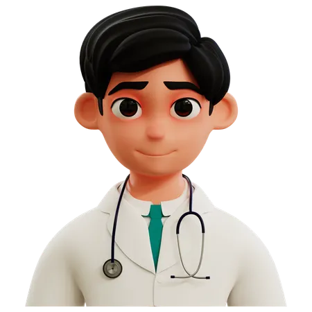 3 D Avatar Doctor 3D Icon