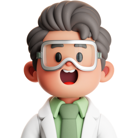 Doctor Biologist  3D Icon