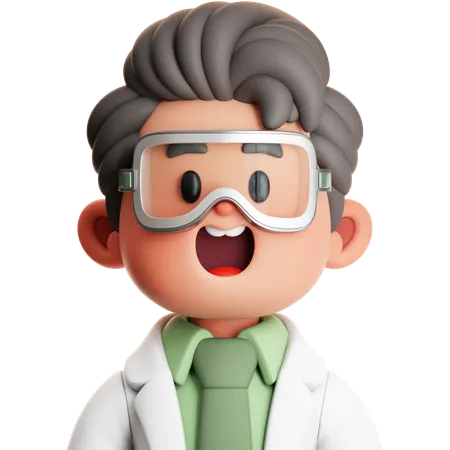Doctor Biologist  3D Icon
