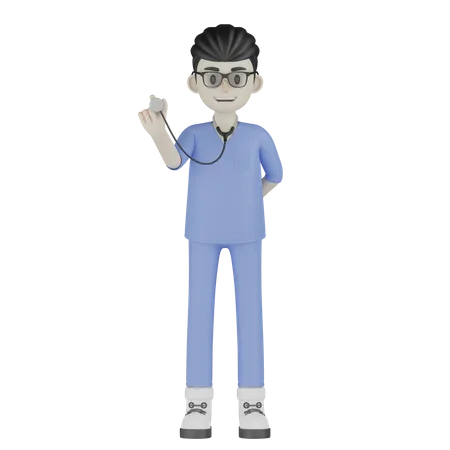 Doctor Checkup  3D Illustration
