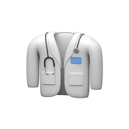 Doctor Coat  3D Icon