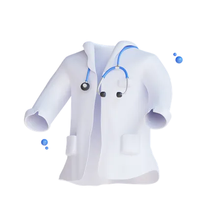 Doctor Coat  3D Icon