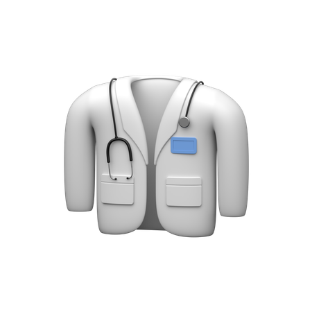 Doctor Coat  3D Icon