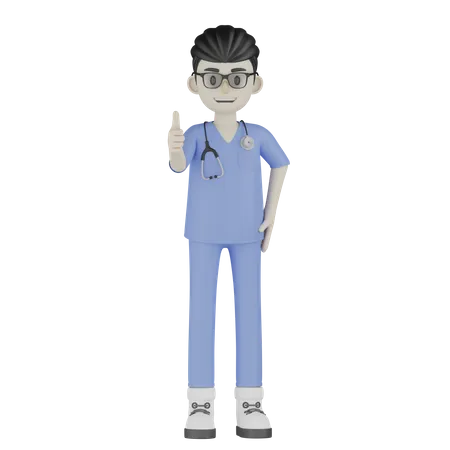 Doctor como  3D Illustration