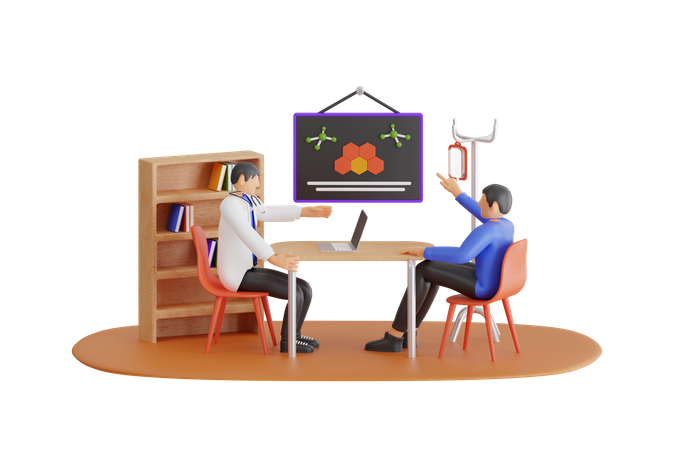 Doctor Consultation  3D Icon