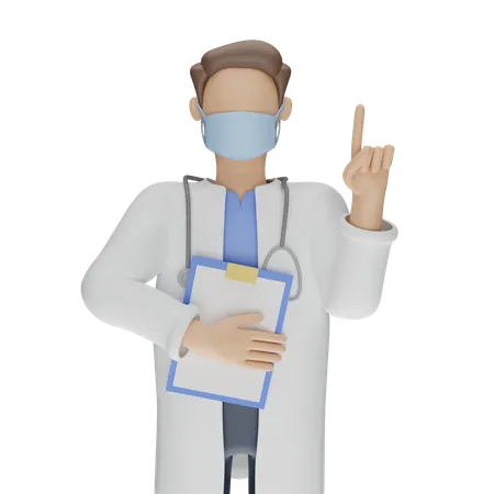 Doctor consultation  3D Illustration