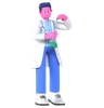 Doctor Doing Research With Test Tube