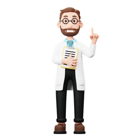 Doctor Explaining  3D Illustration