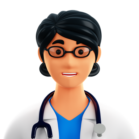 Doctor Female  3D Icon