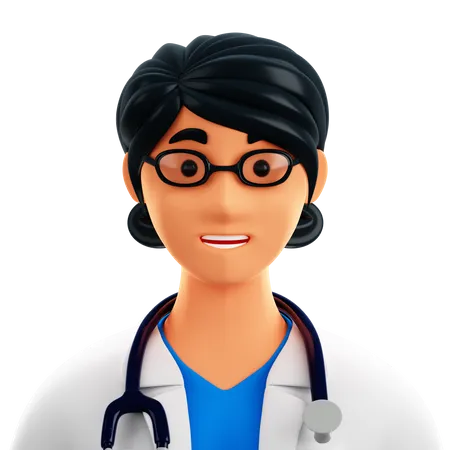Doctor Female  3D Icon