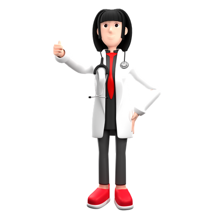 Doctor Giving Advice  3D Icon
