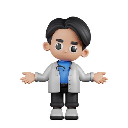 Doctor Has No Idea  3D Illustration