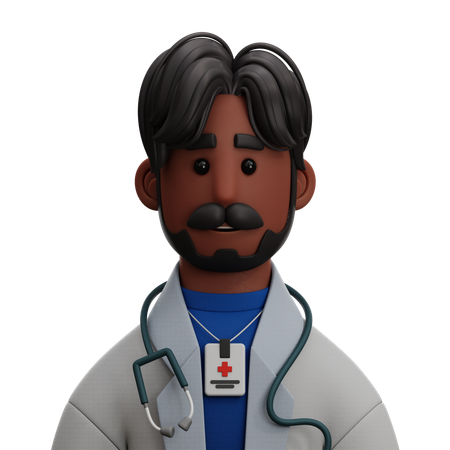 Doctor hombre  3D Icon
