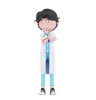 Doctor is standing pose