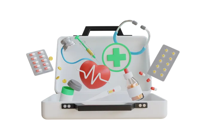 Doctor Kit  3D Icon