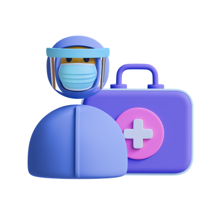 Doctor Kit 3D Icon