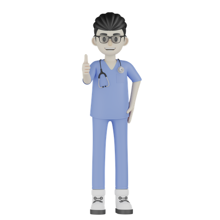 Doctor Like  3D Illustration